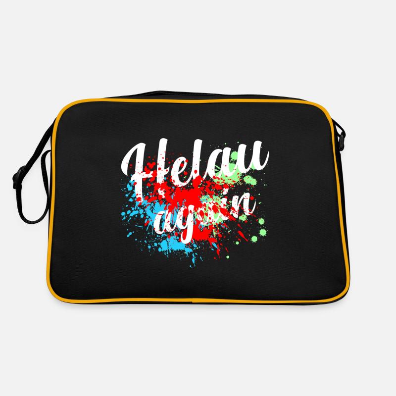Helau Fasching, Fastnacht Retro Tasche