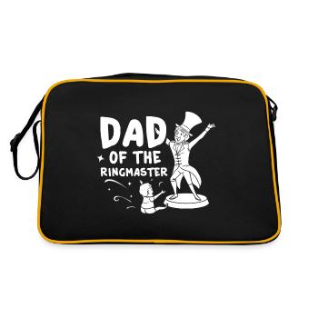 Circus Birthday Party Papa Theme Ringmaster - Retro Bag - black/gold - Back