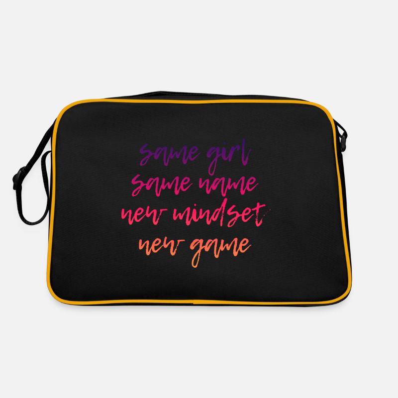 Same Girl Same Name New Mindset New Game 3 Retro Bag