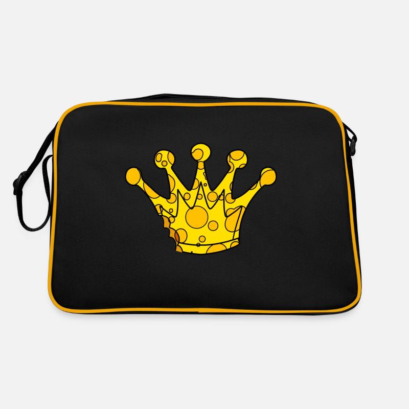 Fromage symbole de la couronne Sac Retro