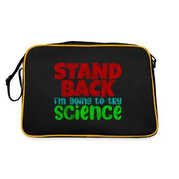 Prenez du recul Je vais essayer Science 3 - Sac Retro - noir/or - Dos