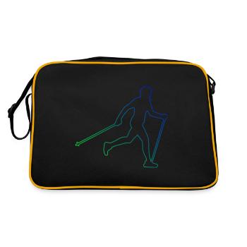 Walking Walker Nordic Walker Women Nordic Walking - Retro Bag - black/gold - Back