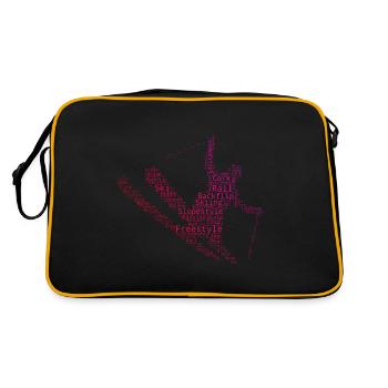 Ski acrobatique hommes Ski acrobatique Saut à ski femmes - Sac Retro - noir/or - Dos