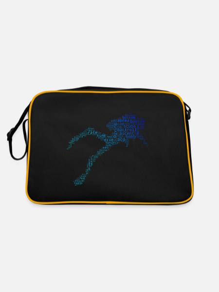 Plongeur Plongeur Libre Plongeur Hommes Plongeur Plongeur Homme - Sac Retro - noir/or