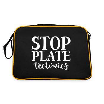 Tectonique des plaques d’arrêt 4 - Sac Retro - noir/or - Dos