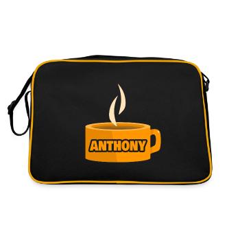 Café Anthony - Sac Retro - noir/or - Dos