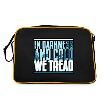 Saturation Diver - In Darkness And Cold, We Tread - Retro Bag - black/gold - Back
