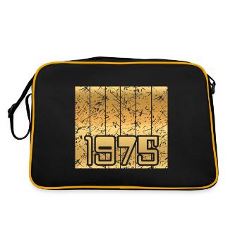 Année 1975 - Sac Retro - noir/or - Dos