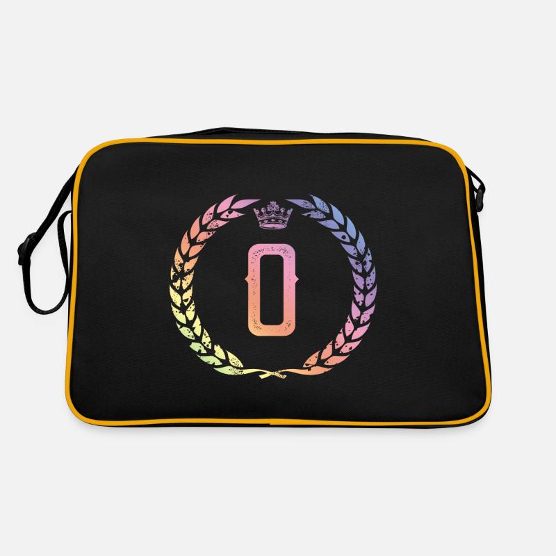 O Buchstabe Kranz Retro Tasche