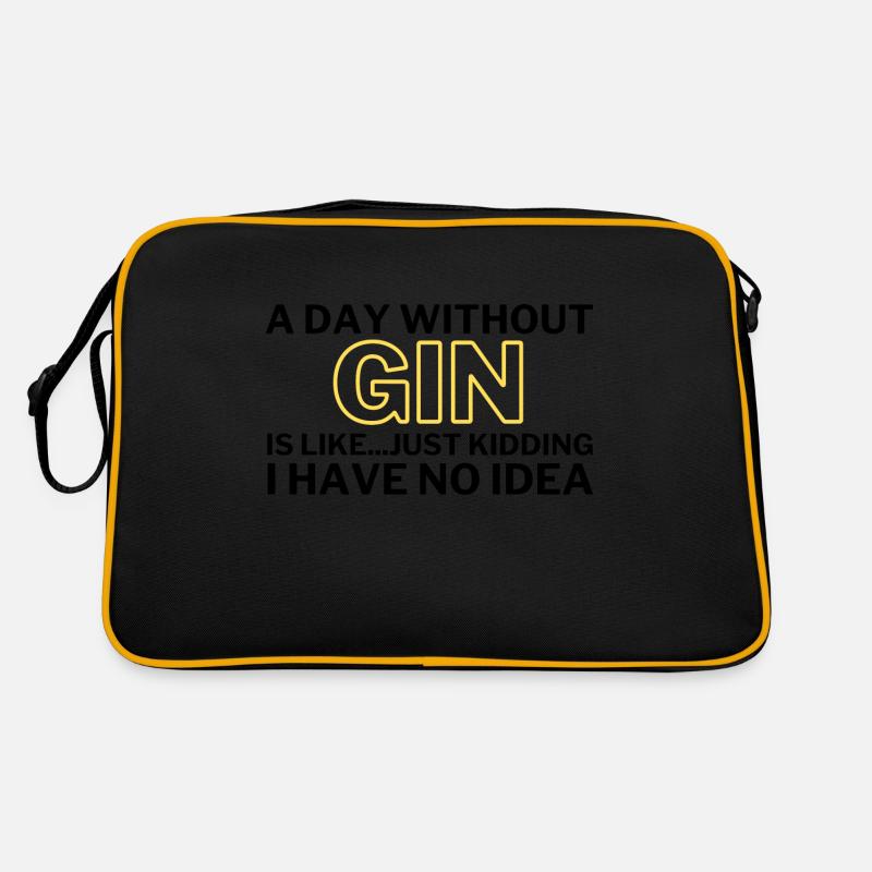 Gin Funny A Day Without Gin Retro Bag