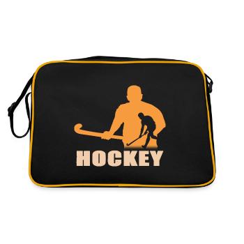 Club de hockey sur gazon - Sac Retro - noir/or - Dos