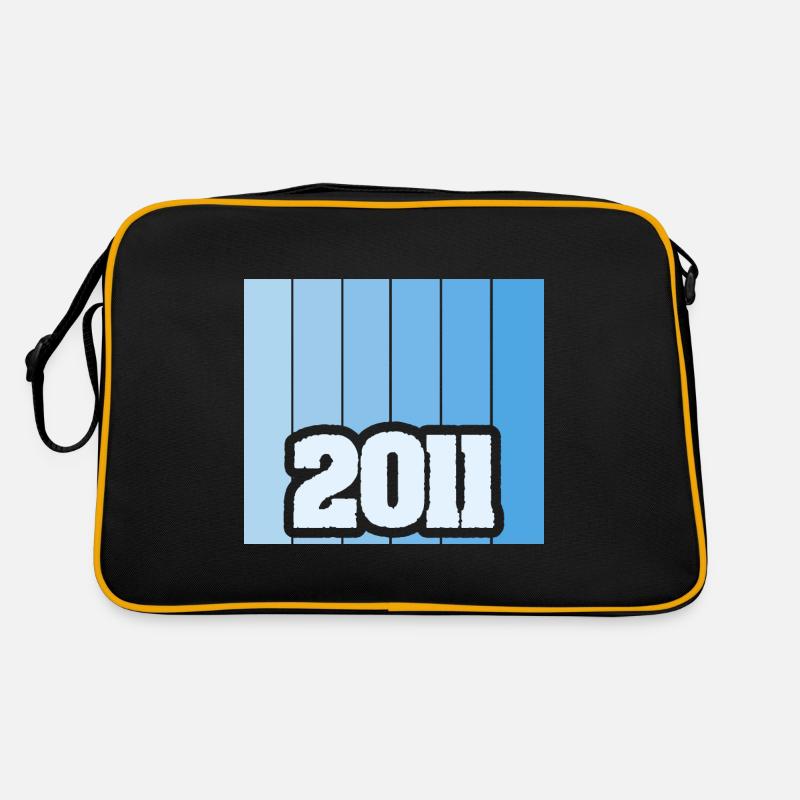 Zahl 2011 Retro Tasche