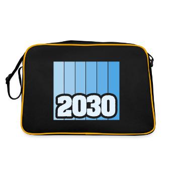 Numéro 2030 - Sac Retro - noir/or - Dos