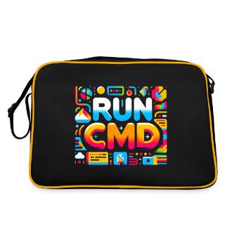 Exécutez Cmd 40 - Sac Retro - noir/or - Dos