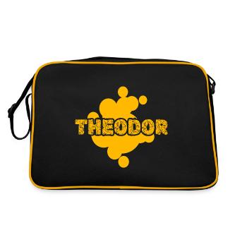 Painter Theodor - Retro Bag - black/gold - Back