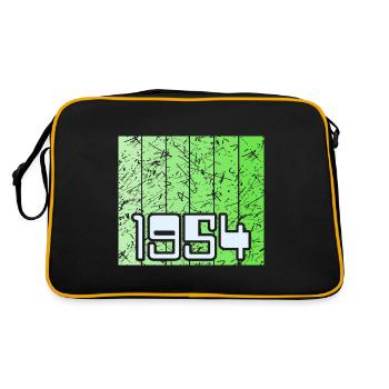 Green 1954 - Retro Bag - black/gold - Back