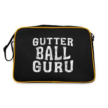Gutter Ball Guru 5 - Retro Tasche - Schwarz/Gold - Hinten