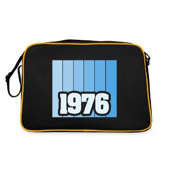 Born in 1976 - Retro Bag - black/gold - Back