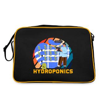 Hydroponics - Retro Bag - black/gold - Back