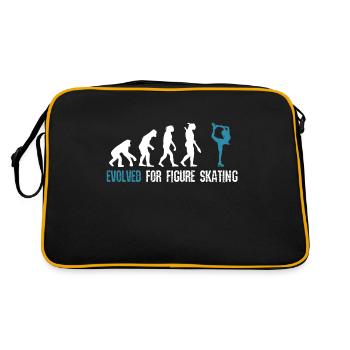 Evolved for Figure Skating Evolution - Retro Tasche - Schwarz/Gold - Hinten