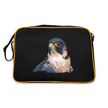 faucon pèlerin - Sac Retro - noir/or - Dos