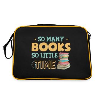 Conception de lecteurs pour un nerd de livre - Sac Retro - noir/or - Dos
