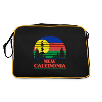 Nouvelle-Calédonie - Sac Retro - noir/or - Dos