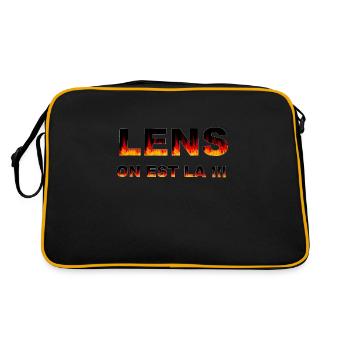 Lens on est la !!! - Sac Retro - noir/or - Dos