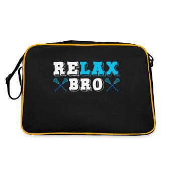 Joueur de crosse Realx Bro - Sac Retro - noir/or - Dos