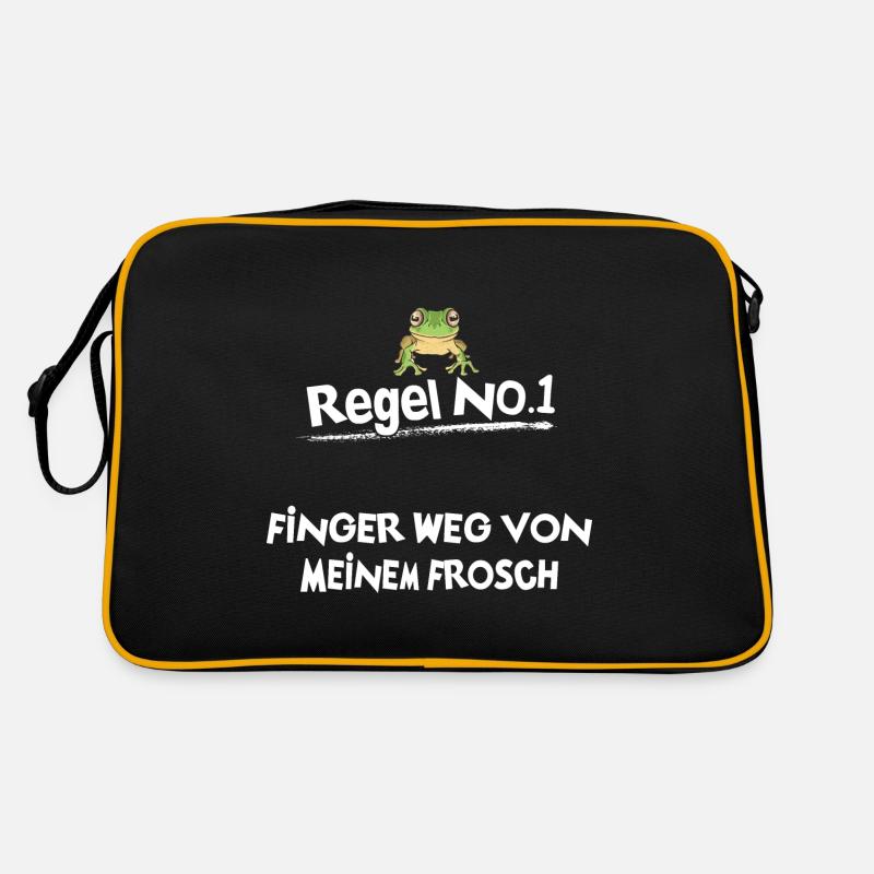 Frösche Frosch Retro Tasche