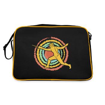 Fencing Retro - Retro Bag - black/gold - Back
