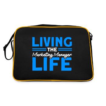 Life Marketing Manager Digital Marketing - Retro Bag - black/gold - Back