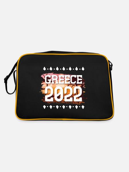 Greece 2022 - Retro Tasche - Schwarz/Gold