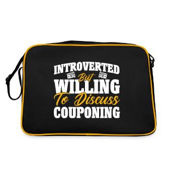 Coupon Shopper Discount Couponer Vente à prix réduit - Sac Retro - noir/or - Dos
