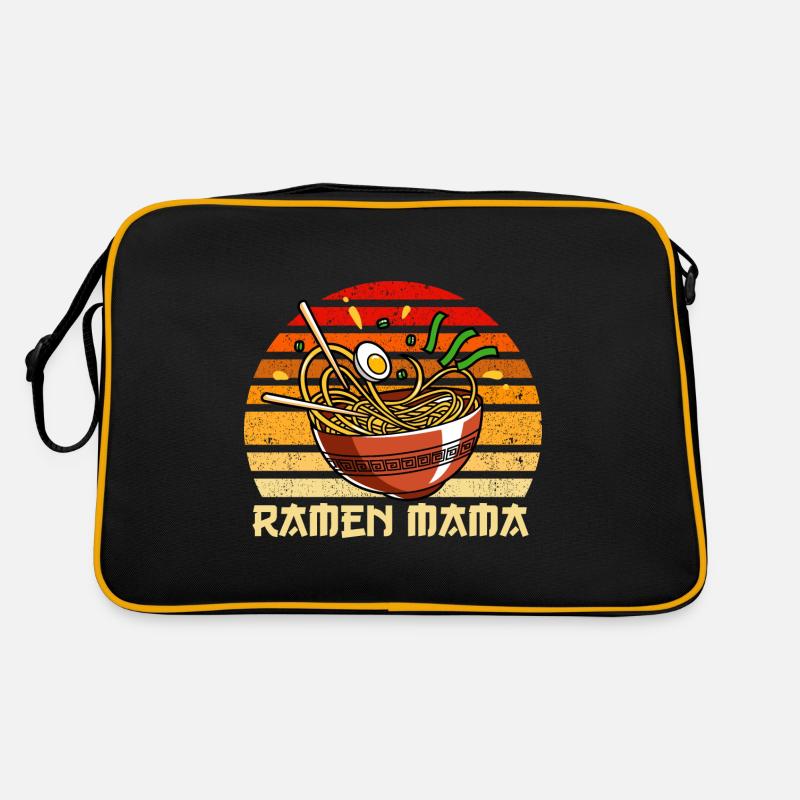 Ramen Mom - Retro Bag - black/gold