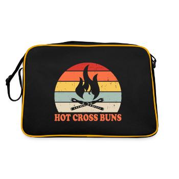 Hot Cross Buns - Sac Retro - noir/or - Dos