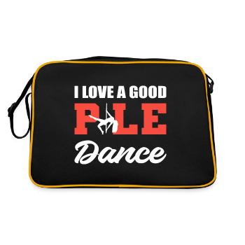 Good Pole Dance Pole Dancer -Enthusiast Gift - Retro Bag - black/gold - Back