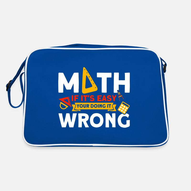 Math Mathématiques Sciences Math Cadeau Sac Retro