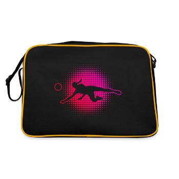 Volley-ball masculin Volley-ball Volley-ball Joueurs - Sac Retro - noir/or - Dos