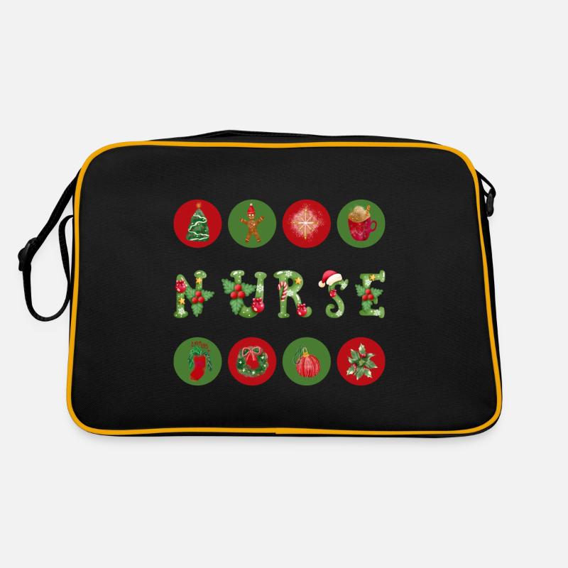 Cadeau de Noël de l’infirmière pour l’infirmière Sac Retro