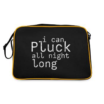 Je peux cueillir toute la nuit 3 - Sac Retro - noir/or - Dos