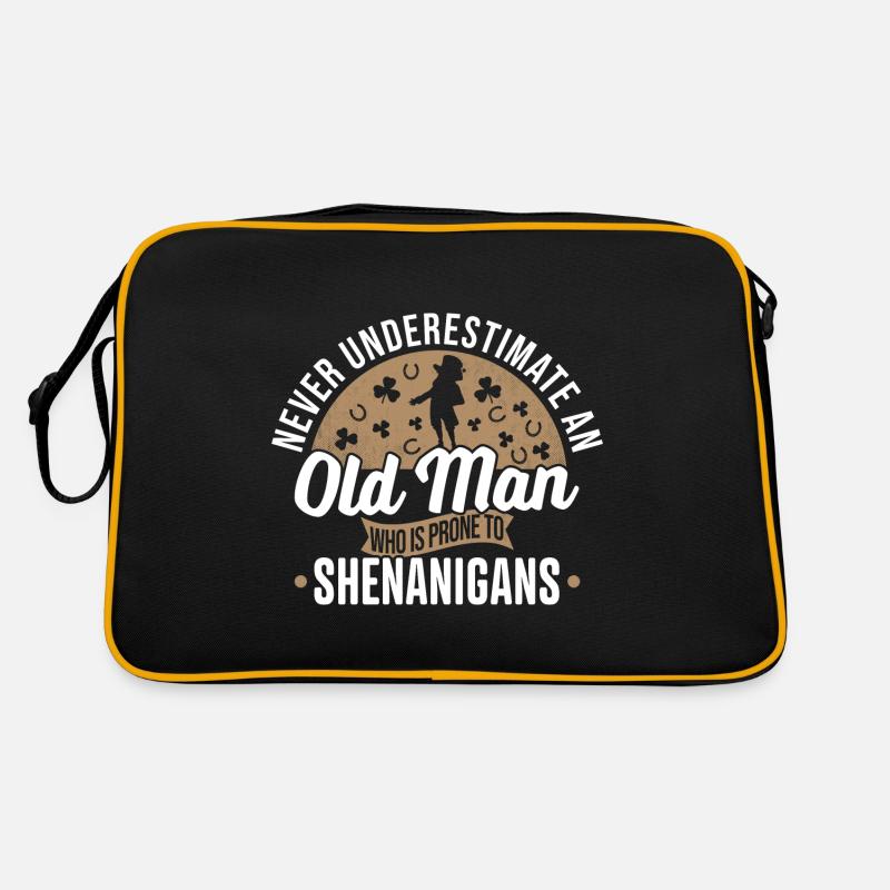 St. Patrick's Day Irish Leprechaun Men Gift Retro Bag