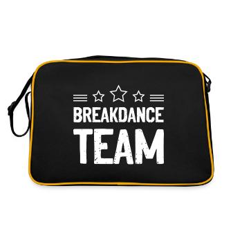 Équipe de breakdance Mannschaft - Sac Retro - noir/or - Dos