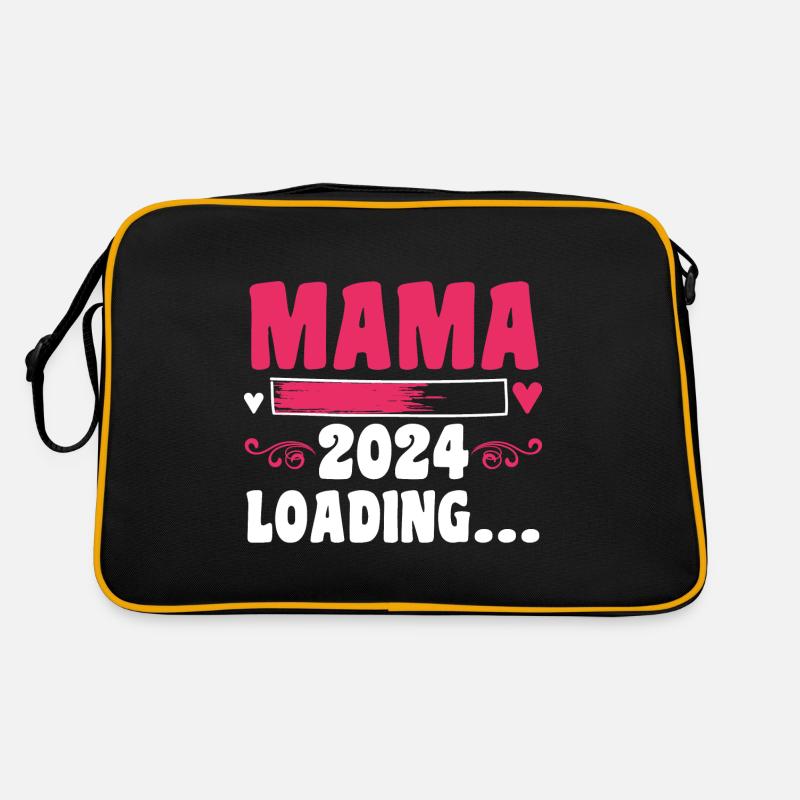 Werdende Mama 2024 Retro Tasche