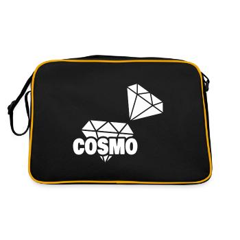 Cosmo als Kostbar - Retro Tasche - Schwarz/Gold - Hinten
