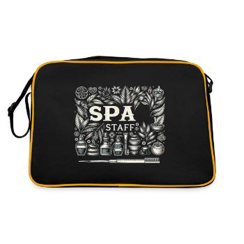 Spa Staff 5 - Retro Bag - black/gold - Back