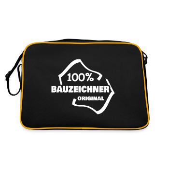 Dessinateur - Sac Retro - noir/or - Dos