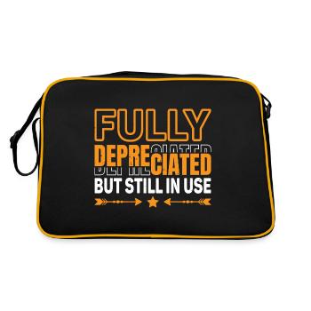 Fully Depreciated But Still In Use 31 - Retro Bag - black/gold - Back