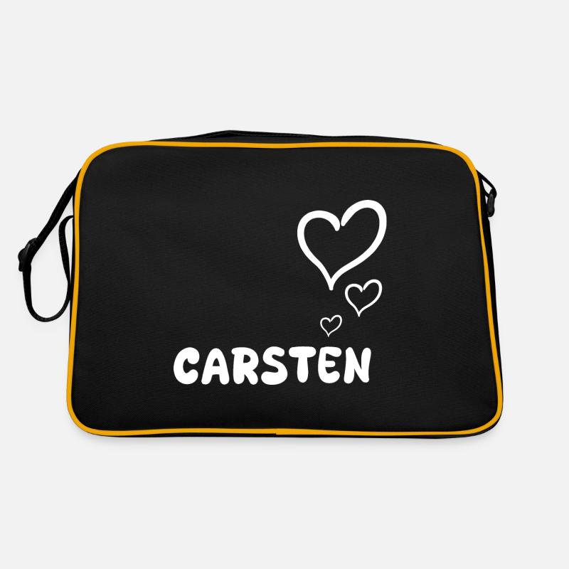 Geschenk für Carsten Retro Tasche