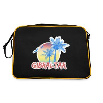 Gibraltar comme jour férié - Sac Retro - noir/or - Dos